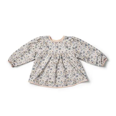 Нагрудник з рукавами для годування Elodie Details Longsleeved Baby Bib Blue Garden