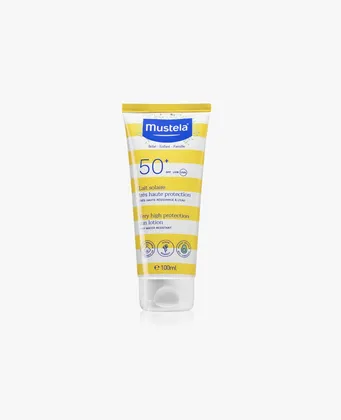 Сонцезахисний лосьон Mustela з високим ступенем захисту SPF+50 40 мл