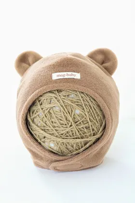 Флісова шапка Ted, Коричнева (0-3 міс)