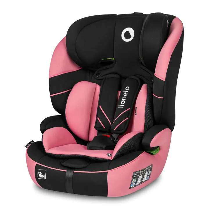 Дитяче автокрісло Lionelo LEVI ONE I-SIZE PINK ROSE — Photo 4