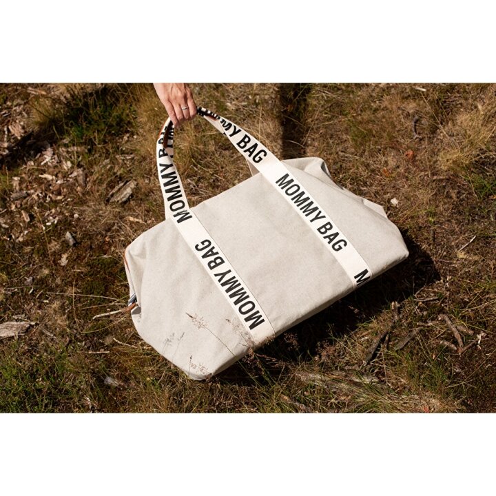 Сумка Childhome Mommy bag Signature canvas off white — Photo 44