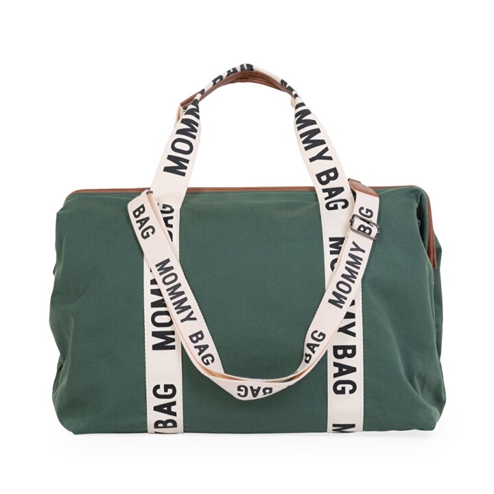 Сумка Childhome Mommy bag Signature canvas green — Photo 23