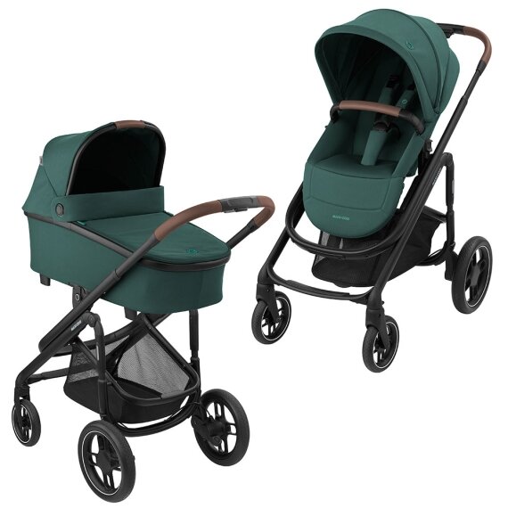 Коляска універсальна 2 в 1 MAXI-COSI Plaza Plus Essential Green