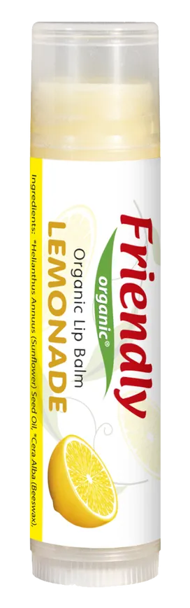 Органічний бальзам для губ Friendly Organic лимонад 4,25 гр — Photo 11