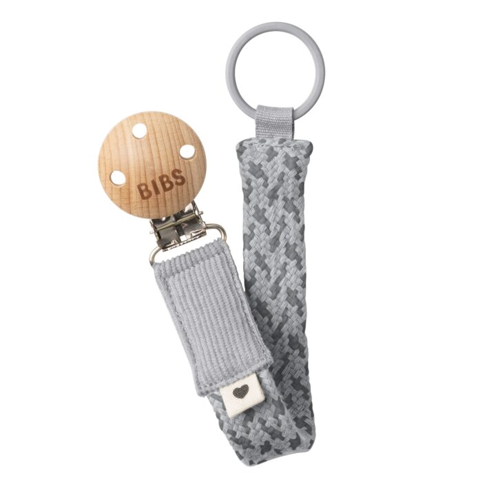 Тримач для пустушки BIBS Pacifier Clip Braided Blush — Photo 36