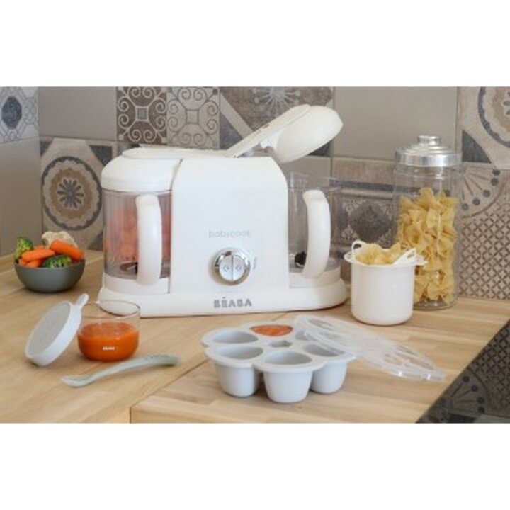 Пароварка-блендер Babycook Plus Beaba - white/silver — Photo 29