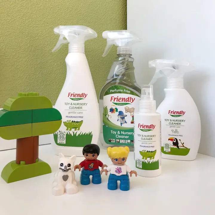 Органічний очищаючий засіб для дитячої кімнати та іграшок Friendly Organic 250 мл — Photo 14