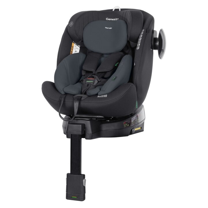 Автокрісло CARRELLO Genesis+ CRL-12807 Magnet Grey i-Size 40-150см ISOFIX, поворот, опор.стійка /1/