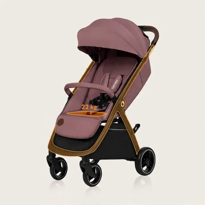 Прогулянкова коляска Lionelo INGRID PINK MUAVE — Photo 7