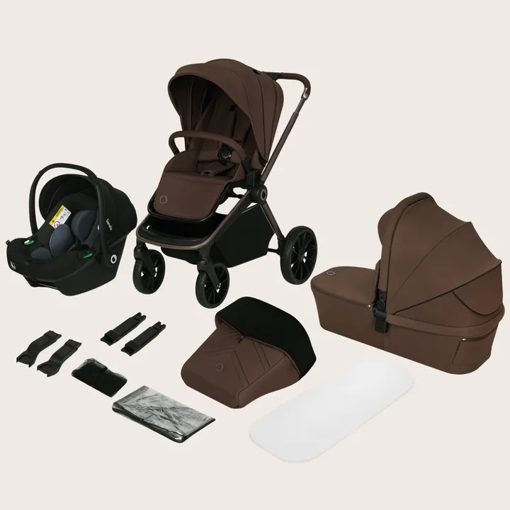 Універсальна коляска 3 в 1 Lionelo MIKA PLUS 3IN1 MOCHA MOUSSE — Photo 9