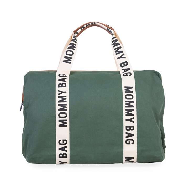 Сумка Childhome Mommy bag Signature canvas green — Photo 14