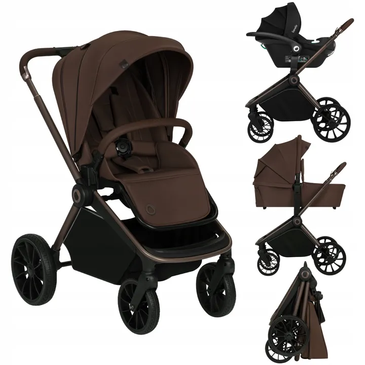 Універсальна коляска 3 в 1 Lionelo MIKA PLUS 3IN1 MOCHA MOUSSE — Photo 5