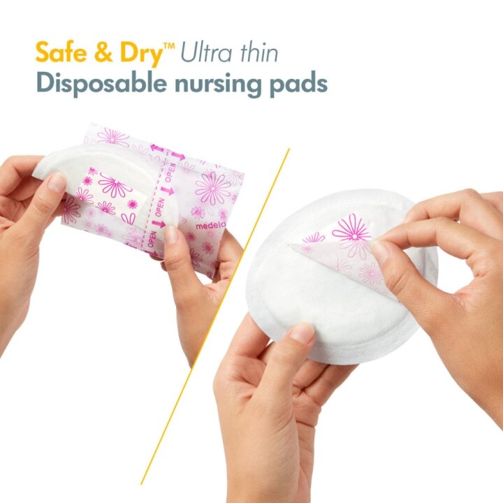 Прокладки ультратонкі Disposable Nursing Pads Safe &amp; Dry, 30шт, Medela — Photo 9