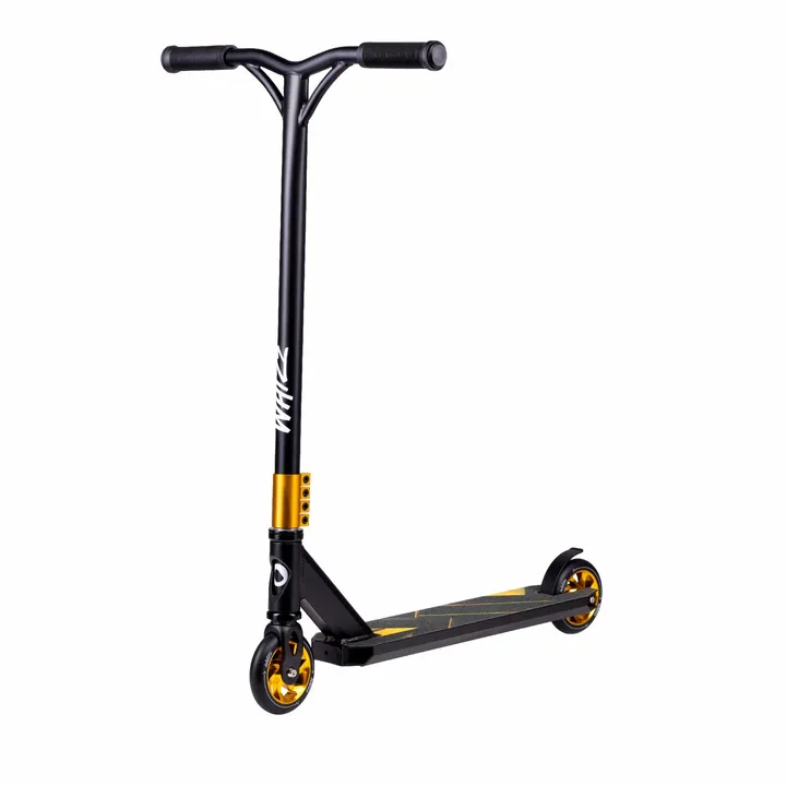 Дитячий самокат Lionelo WHIZZ BLACK CARBON YELLOW — Photo 9