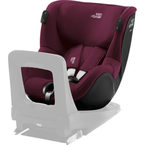 Автокрісло BRITAX-ROMER DUALFIX iSENSE Burgundy Red — Photo 5