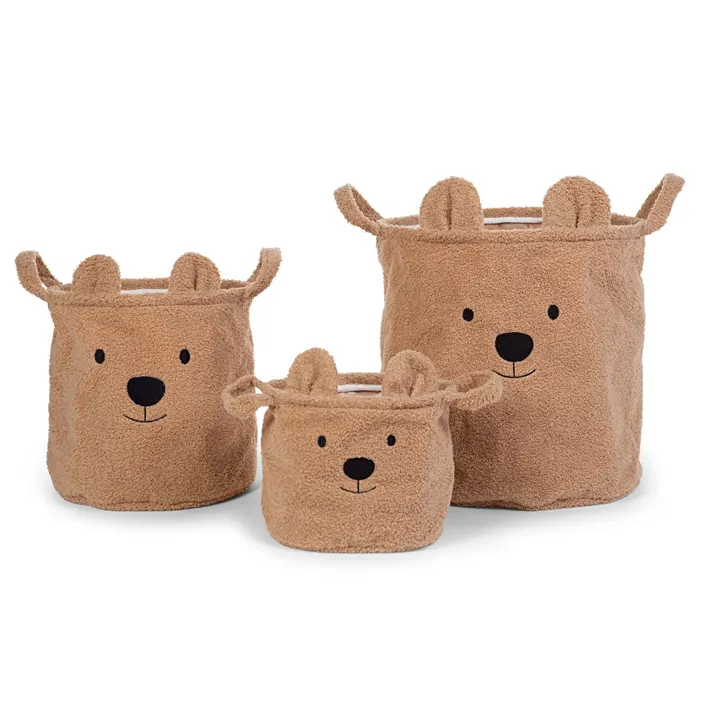 Набір корзин для іграшок Childhome Teddy коричневий, арт. CCBTBSET — Photo 5