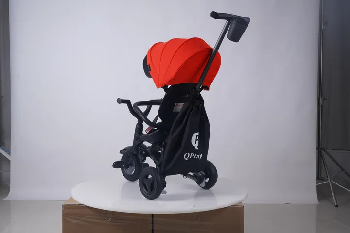 Велосипед складаний триколісний дитячий Nova+ Rubber Orange Sunset — Photo 15