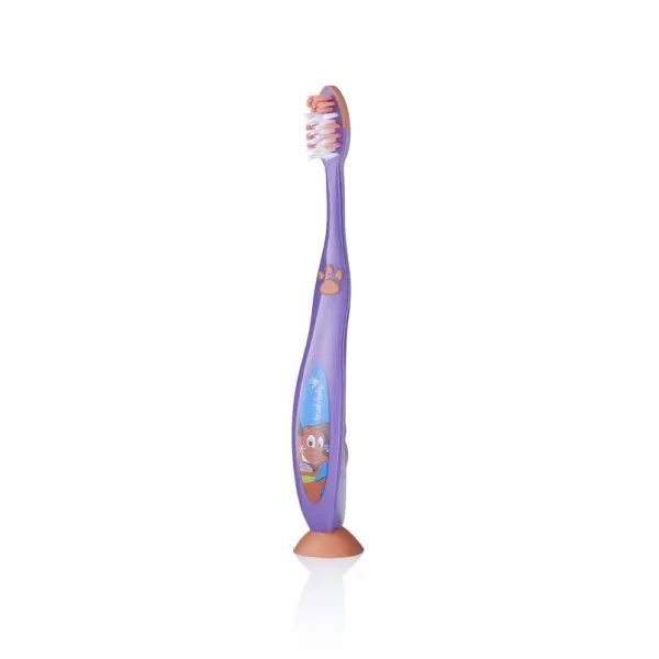 Зубна щітка Flossbrush (від 6 років) - Purple, (Brush-baby) — Photo 6
