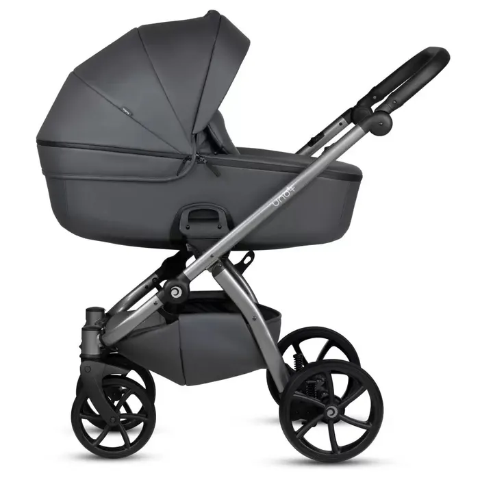 Коляска універсальна TUTIS Uno5 plus LEATHER COLLECTION Licorice — Photo 11