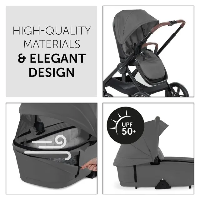Коляска універсальна Hauck Walk N Care Air Dark Grey — Photo 9