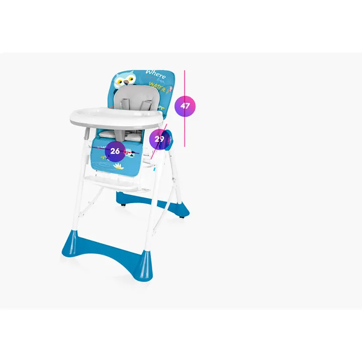 Стільчик для годування Baby Design Pepe NEW 07 GRAY — Photo 6