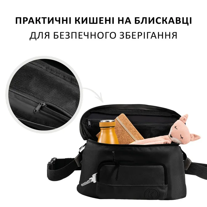 Сумка до коляски/на пояс Hauck Hip Bag Black — Photo 12