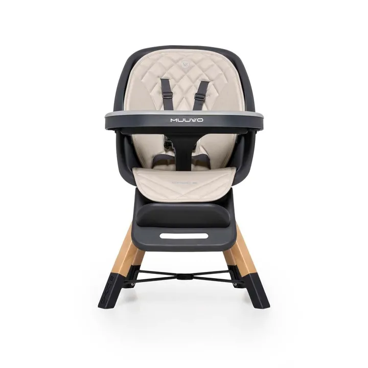 Стільчик для годування Muuvo Choc2 Beige — Photo 14