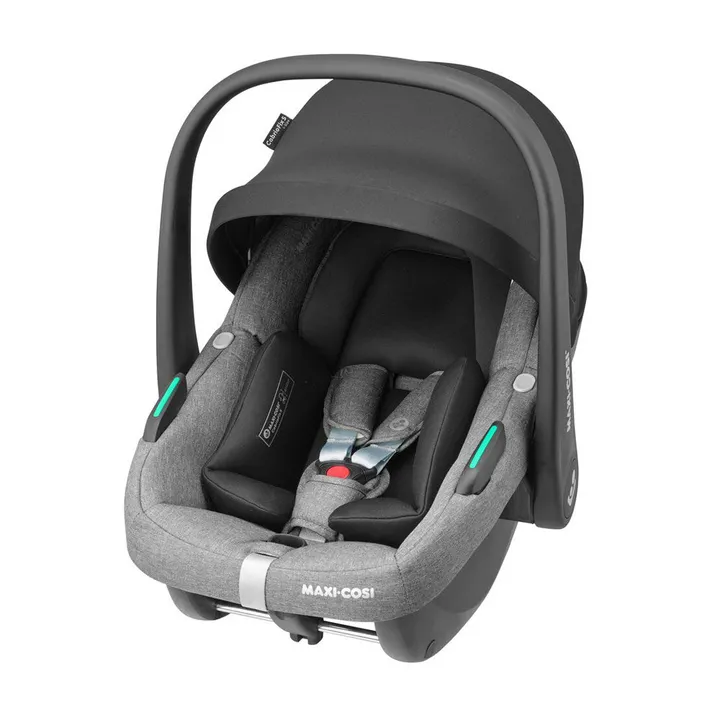 Коляска MAXI-COSI ZELIA S TRIO Grey (Black Frame/Brown Leather + CabrioFix S i-Size + сумка) — Photo 11