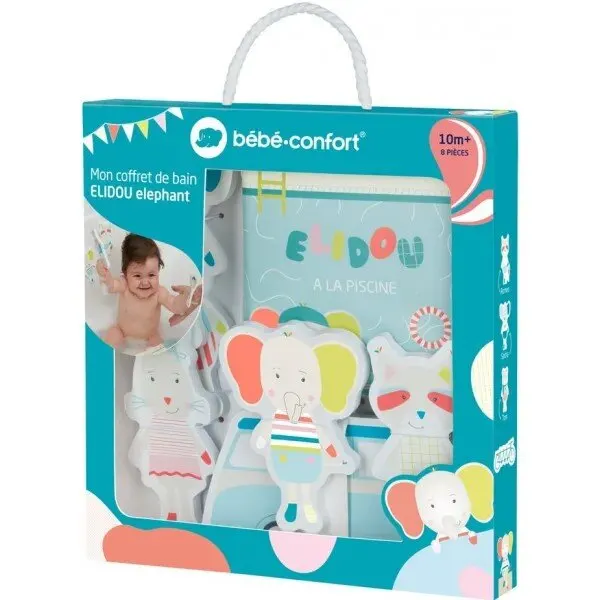 Набір іграшок для купання, пазл, BEBE CONFORT Elidou Elephant — Photo 3