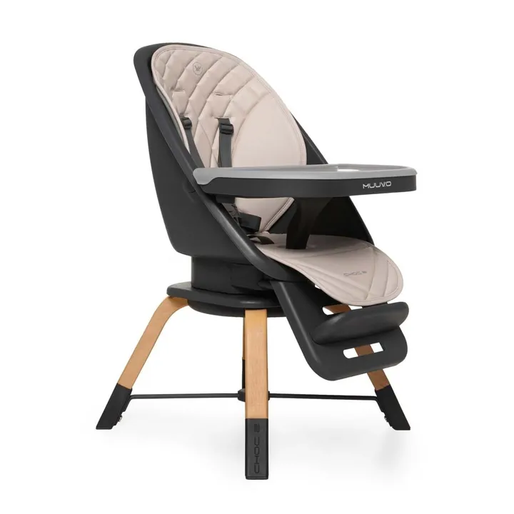Стільчик для годування Muuvo Choc2 Beige — Photo 15