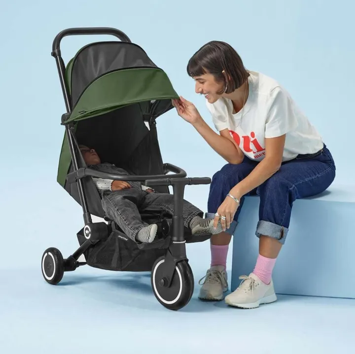 Коляска-велосипед smarTrike Traveler Blue — Photo 14