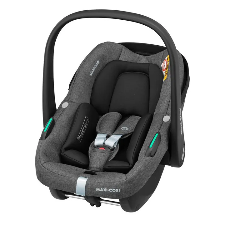 Коляска MAXI-COSI ZELIA S TRIO Dark Grey (Black Frame/Brown Leather + CabrioFix S i-Size + сумка) — Photo 17