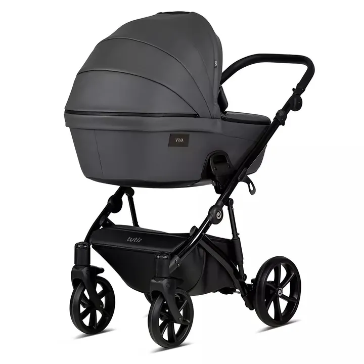 Коляска універсальна TUTIS VIVA4 LEATHER Shadow grey — Photo 6