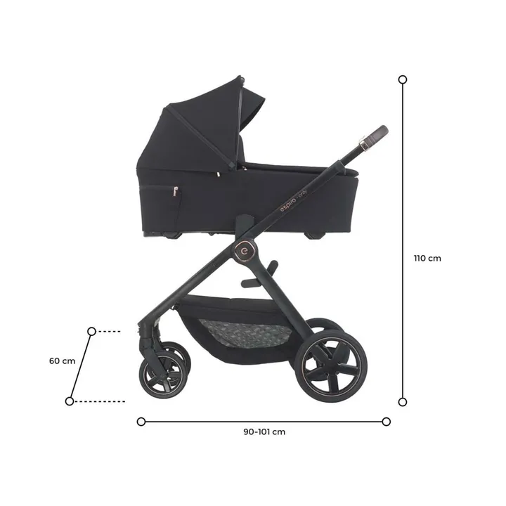 Коляска 2в1 Espiro Only 410 Stylish Black — Photo 7