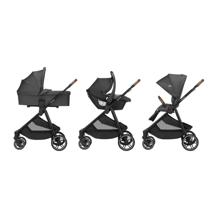 Коляска BEBE CONFORT LUVIA TRIO Mineral Graphite — Photo 13