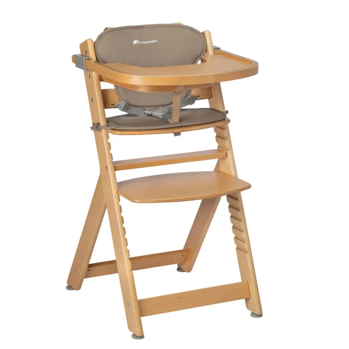 Стільчик для годування з вкладишем BEBE CONFORT Timba Natural Wood/Beige — Photo 9