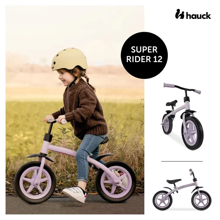 Біговел дитячий Hauck Super Rider 12 Lavender — Photo 17