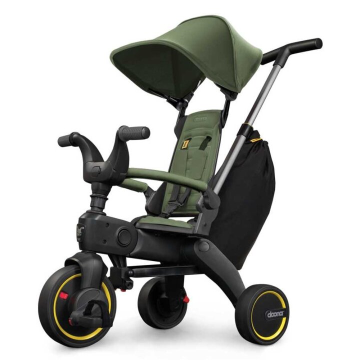 Складаний триколісний велосипед Doona Liki Trike S3 Desert Green — Photo 5