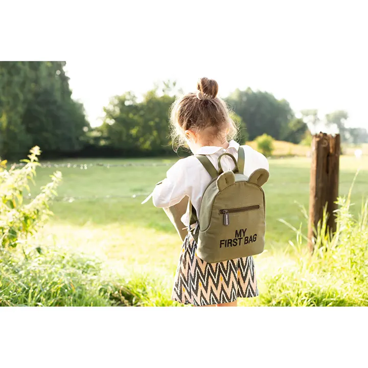 Рюкзак дитячий Childhome My first bag khaki, арт. CWKIDBKA — Photo 26
