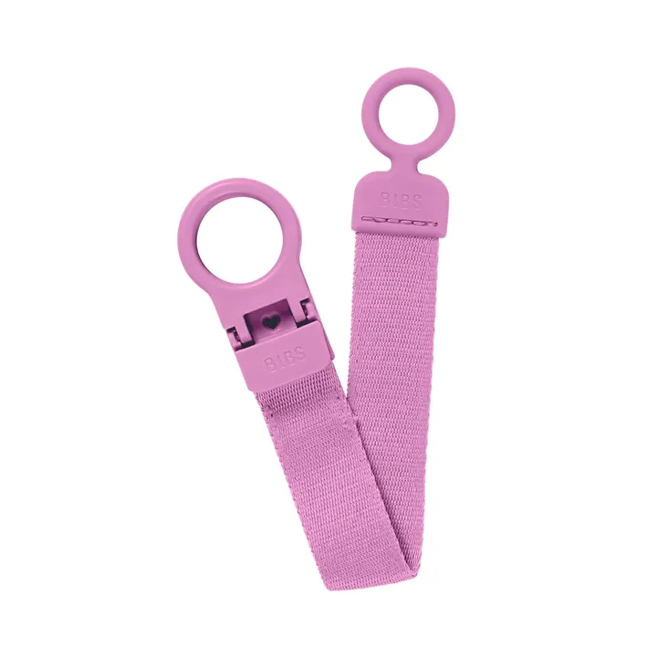 Тримач-стрічка для пустушки з петлею BIBS Pacifier Clip Loop Bubblegum — Photo 16