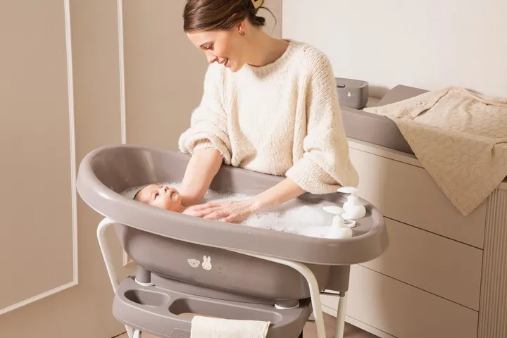 Дитяча ванночка з підставкою Thermo Click Bebe-Jou Mocha Mousse — Photo 23
