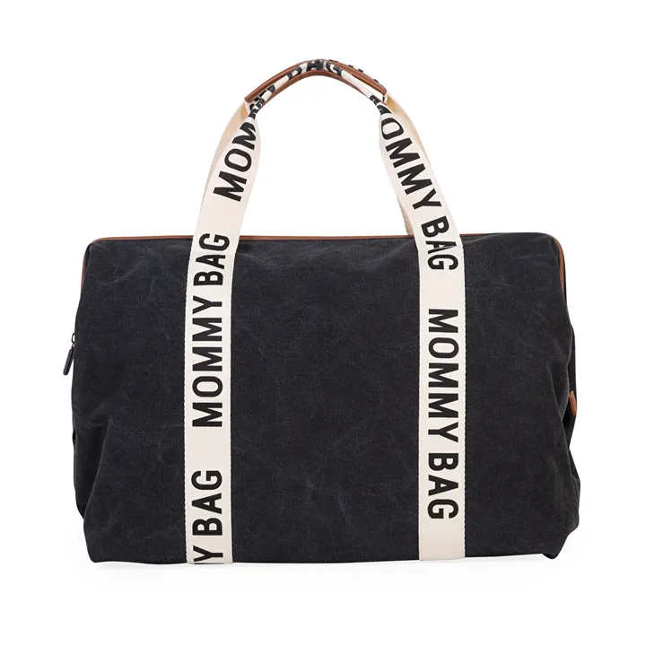 Сумка Childhome Mommy bag Signature canvas black, арт. CWMBBSCBL — Photo 15
