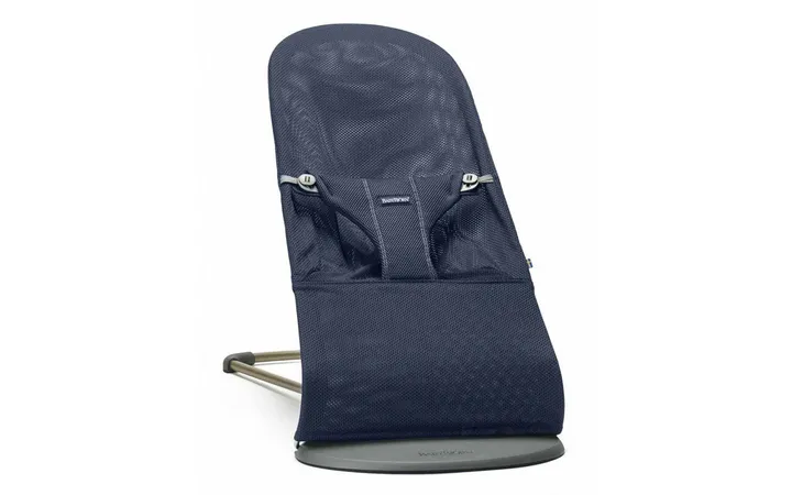 Шезлонг для немовлят BabyBjorn Bouncer BLISS Mesh Navy Blue — Photo 4