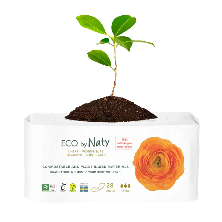 Органічні щоденні прокладки Eco by Naty Large 28 шт — Photo 11