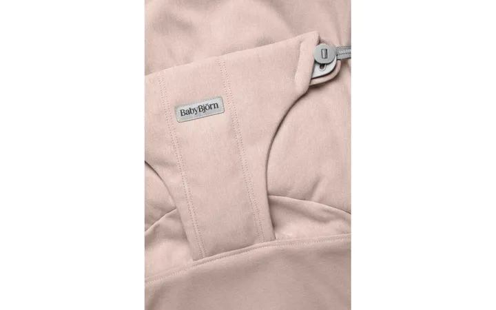 Шезлонг для немовлят BabyBjorn Bouncer BLISS Woven Light Pink Melange — Photo 13