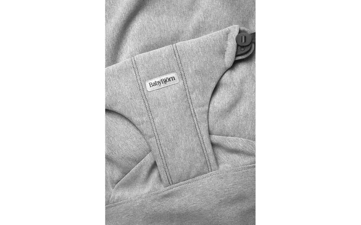 Шезлонг для немовлят BabyBjorn Bouncer BLISS Woven Light Grey Melange — Photo 13