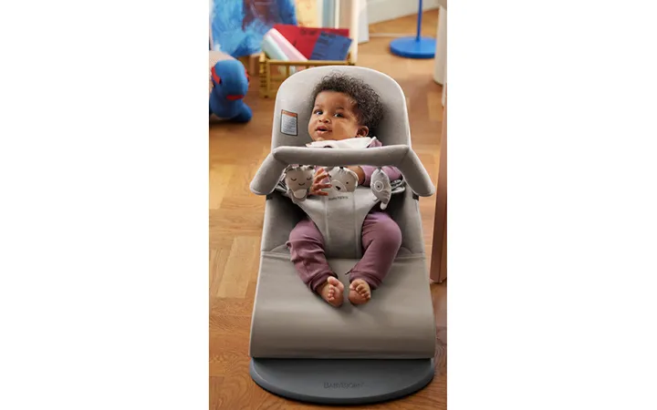 Дуга з іграшками на шезлонг BabyBjorn Balance Soft Friends, Neutrals — Photo 4
