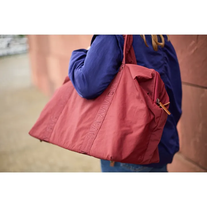 Сумка Childhome Mommy bag Signature burgundy, арт. CWMBBSUBU — Photo 20