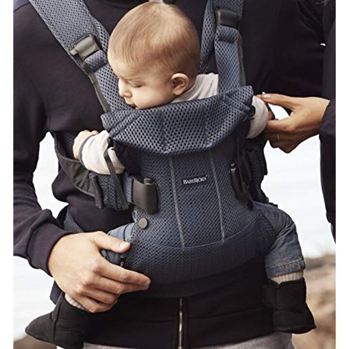 Рюкзак &quot;BB®Baby Carrier ONE Air (Navy blue, Mesh)&quot;, синій BabyBjörn — Photo 10