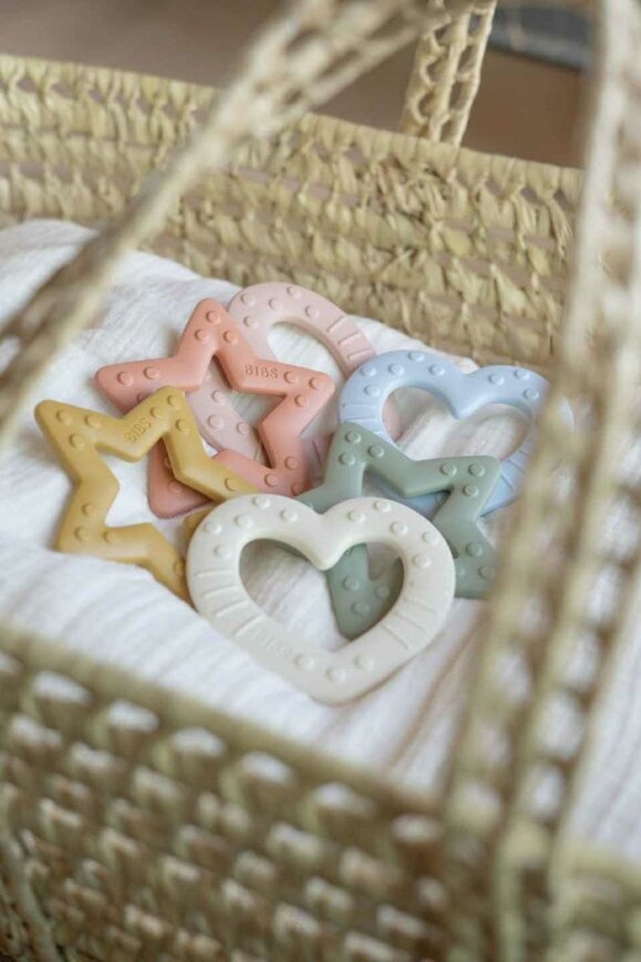 Іграшка гризунець BIBS Baby Bitie Heart Peach, вік 3+ міс — Photo 9